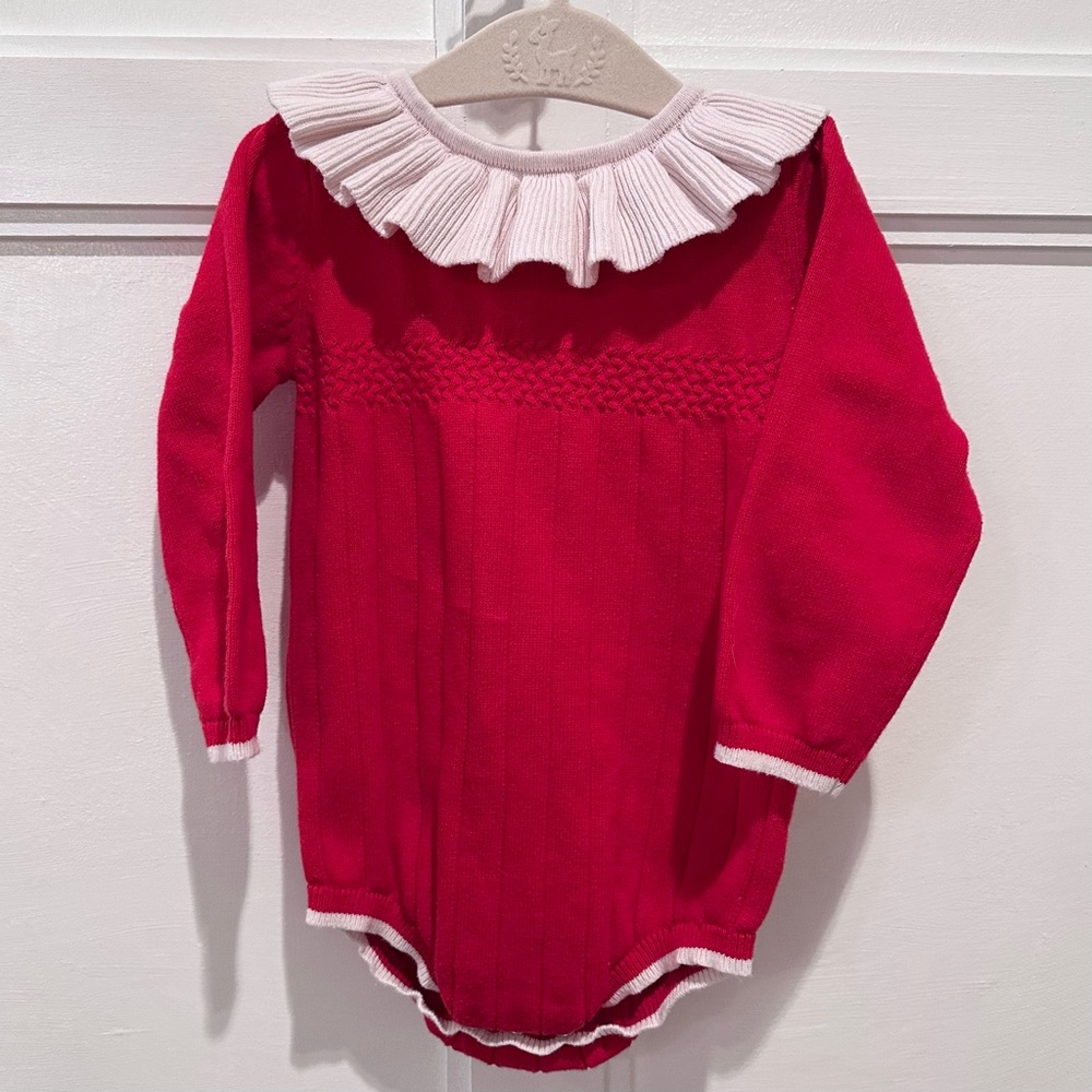 Cat & Jack 18M Christmas Holiday Sweater Onesie